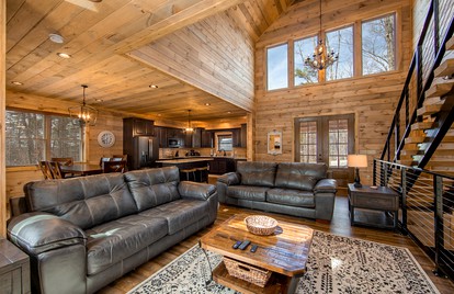 Mountain Elegance: Luxury Cabin with Stunning Views in Sevierville's Premier Location - Sevierville, Tennessee - glamping.directory