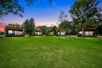 Elegant Tiny Home Resort with Heated Pool & Goats near Houston, Hempstead Texas - Hempstead, Texas - glamping.directory