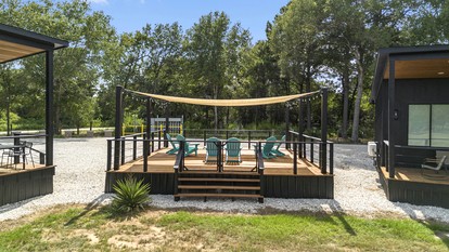 Elegant Tiny Home Resort with Heated Pool & Goats near Houston, Hempstead Texas - glamping.directory