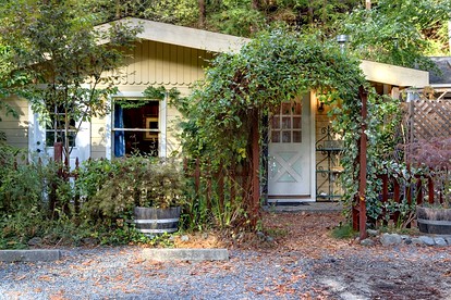 Secluded and Modern Cottage with a Fire Pit in Cazadero, California - glamping.directory