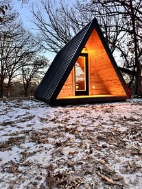 Gorgeous A-Frame with Panoramic Views, Nestled Atop White Oak Ridge, Wisconsin - Saint Croix Falls, Wisconsin - glamping.directory