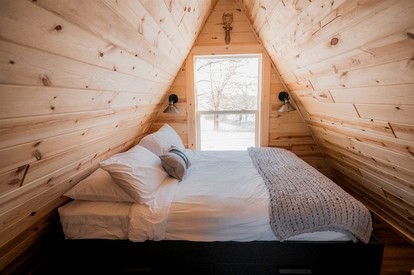 Gorgeous A-Frame with Panoramic Views, Nestled Atop White Oak Ridge, Wisconsin - Saint Croix Falls, Wisconsin - glamping.directory