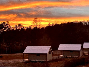 Cozy Canvas Glamping Cabins with Forest Views & Stargazing near Waterfalls in Old Fort, Tennessee - Old Fort, Tennessee - glamping.directory
