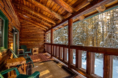 Log Cabin Charm: Experience Adventure and Comfort in Bethlehem, NH - Bethlehem, New Hampshire - glamping.directory