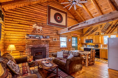 Log Cabin Charm: Experience Adventure and Comfort in Bethlehem, NH - Bethlehem, New Hampshire - glamping.directory
