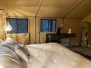 Enjoy a Glamping Experience at this Safari Tent in Livingston, Texas - Livingston, Texas - glamping.directory