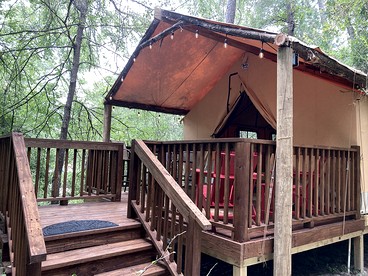 Enjoy a Glamping Experience at this Safari Tent in Livingston, Texas - glamping.directory
