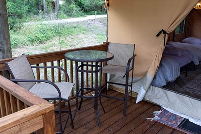 Enjoy a Glamping Experience at this Safari Tent in Livingston, Texas - Livingston, Texas - glamping.directory