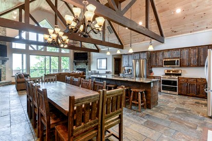 Charming Cabin with Pool Table and Swimming Pool in Branson, Missouri - glamping.directory