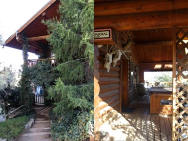 Family Log Cabin Suite with a Hot Tub near Prescott National Forest, Arizona - Prescott, Arizona - glamping.directory