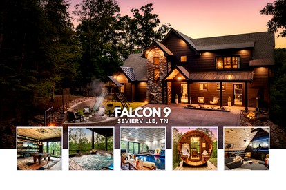 Luxurious Scandinavian Lodge • Indoor Pool, Sauna & Theater • Near Smoky Mountains • Sevierville, TN - glamping.directory