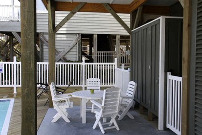 Oceanfront Vacation Rental with Private Pool in Holden Beach, North Carolina - Holden Beach, North Carolina - glamping.directory