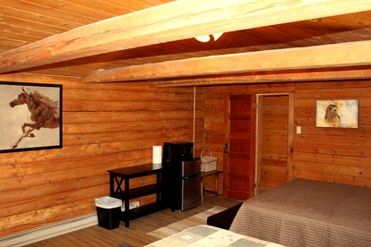 Rustic Log Cabin Rental for Six on the Shoshone River in Wyoming - Cody, Wyoming - glamping.directory