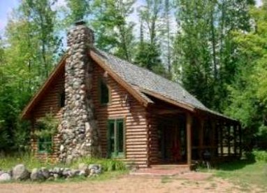 Rustic Log Cabins on Little Martha Lake, Wisconsin - glamping.directory