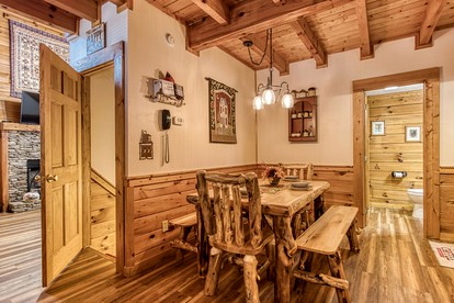 Tennessee Glamping Paradise - Enjoy Family Vacations in This Luxury Cabin Rental with Hot Tub Access - Pigeon Forge, Tennessee - glamping.directory