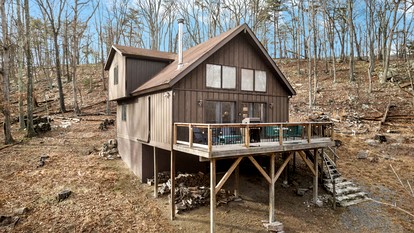 Tranquil Cabin in Berkeley Springs State Park with Wood Burning Stove, Fire Pit, Grill, and a Hammock for the Ultimate Relaxing Getaway - Berkeley Springs , West Virginia - glamping.directory