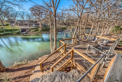 Spectacular Guadalupe Riverfront Family Cabin with Fire Pit and River Access near Canyon Lake, Texas - Canyon Lake, Texas - glamping.directory