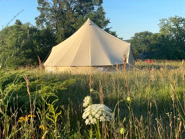 Big Top Bell Tent in Boyne Falls, MI - Boyne Falls, Michigan - glamping.directory