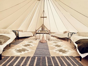 Big Top Bell Tent in Boyne Falls, MI - Boyne Falls, Michigan - glamping.directory