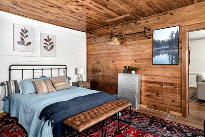 River Access Cabin with Hot Tub, Fire Pit and Plenty of Modern Touches - Minutes from Lost River at this Mathias, WV Getaway - Mathias, West Virginia - glamping.directory