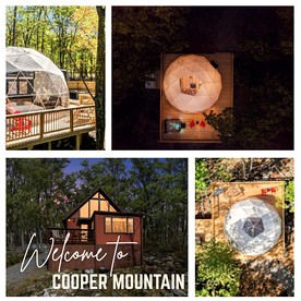 Luxury Glamping Domes & Chalet with Hot Tubs and Mountain Views in Augusta, WV - glamping.directory