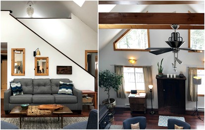 Serene Retreat at Contemporary Cabin Overlooking Peaceful Stream in Phoenicia, New York - Phoenicia, New York - glamping.directory