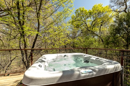 Magical Treehouse with Slide by Brazos River for Family Glamping Adventures in Texas - Weatherford, Texas - glamping.directory