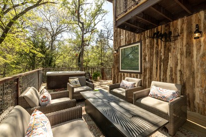 Magical Treehouse with Slide by Brazos River for Family Glamping Adventures in Texas - Weatherford, Texas - glamping.directory