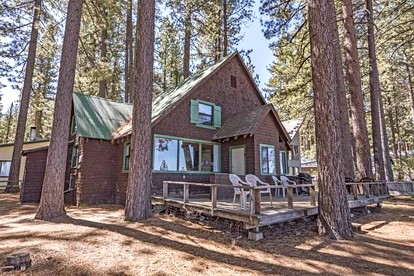 Serene Lakefront Cabin with Exceptional Views for Family Getaway in South Lake Tahoe, California - glamping.directory