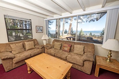 Serene Lakefront Cabin with Exceptional Views for Family Getaway in South Lake Tahoe, California - South Lake Tahoe, California - glamping.directory