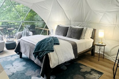 Spectacular Dome Surrounded by Beautiful Nature in North Carolina - Creston, North Carolina - glamping.directory