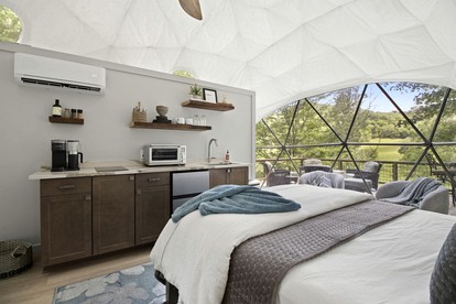 Spectacular Dome Surrounded by Beautiful Nature in North Carolina - Creston, North Carolina - glamping.directory