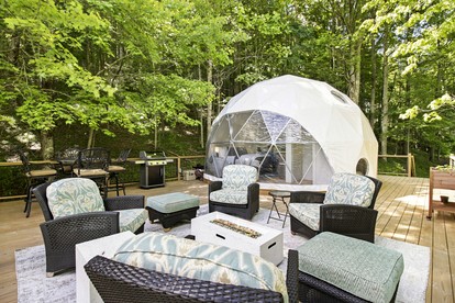 Spectacular Dome Surrounded by Beautiful Nature in North Carolina - glamping.directory