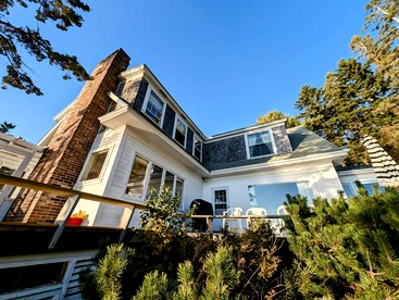 Spacious Waterfront Cottage with Private Beach and Deck, Near Acadia National Park in Hancock Point, Maine - glamping.directory