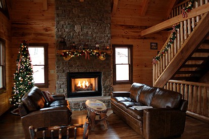 Charming Woodland Log Cabin Rental near Woodbury Wildlife Area, Ohio - Warsaw, Ohio - glamping.directory