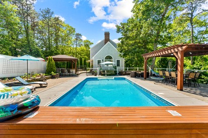 Elegant Coastal Retreat with Heated Pool, Firepit & Game Room Near Cape Cod Beaches | Barnstable, Massachusetts - Barnstable, Massachusetts - glamping.directory