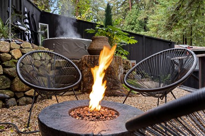 Romantic Glamping Getaway with a Hot Tub on the Russian River - Guerneville, California - glamping.directory
