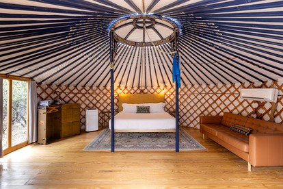 Secluded Romantic Yurt with Hot Tub in Wimberley, Texas - Wimberley, Texas - glamping.directory