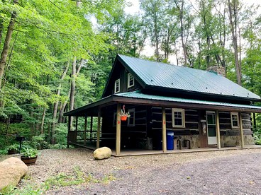 Tranquil Log Cabin Rental for a Relaxing Vacation in Upstate New York - Cherry Creek, New York - glamping.directory