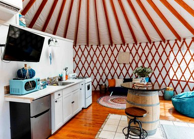 Pet Friendly Keuka Yurt in Penn Yan, New York - Penn Yan, New York - glamping.directory