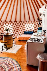 Pet Friendly Keuka Yurt in Penn Yan, New York - Penn Yan, New York - glamping.directory