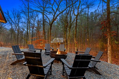 Spacious Modern Cabin with Basketball Court and Sauna in Broken Bow, Oklahoma - Broken Bow, Oklahoma - glamping.directory