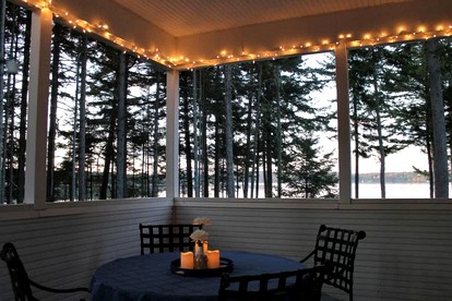 Romantic Waterfront Cottage with Private Beach & Fireplace Near Hancock, Maine - Hancock, Maine - glamping.directory