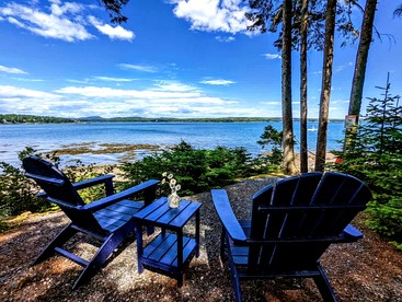 Romantic Waterfront Cottage with Private Beach & Fireplace Near Hancock, Maine - Hancock, Maine - glamping.directory