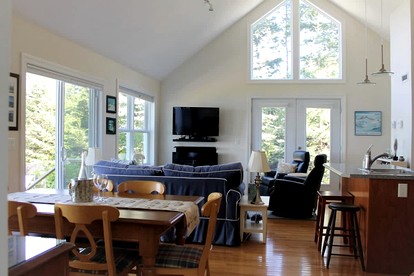 Romantic Waterfront Cottage with Private Beach & Fireplace Near Hancock, Maine - Hancock, Maine - glamping.directory