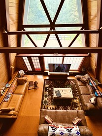 Spacious Well Furnished A-Frame with Sauna in Union Dale, Pennsylvania - Union Dale, Pennsylvania - glamping.directory