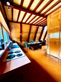 Spacious Well Furnished A-Frame with Sauna in Union Dale, Pennsylvania - Union Dale, Pennsylvania - glamping.directory