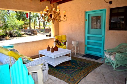 Southwestern Charm at Luxury Adobe Villa with Hot Tub in Taos, New Mexico - Taos, New Mexico - glamping.directory