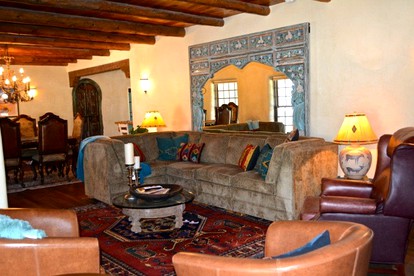 Southwestern Charm at Luxury Adobe Villa with Hot Tub in Taos, New Mexico - Taos, New Mexico - glamping.directory