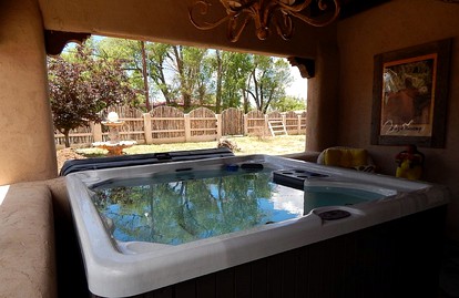 Southwestern Charm at Luxury Adobe Villa with Hot Tub in Taos, New Mexico - Taos, New Mexico - glamping.directory